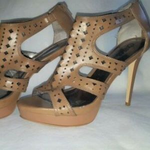 Carlos Santana Stiletto Heels Light Brown Size 10M